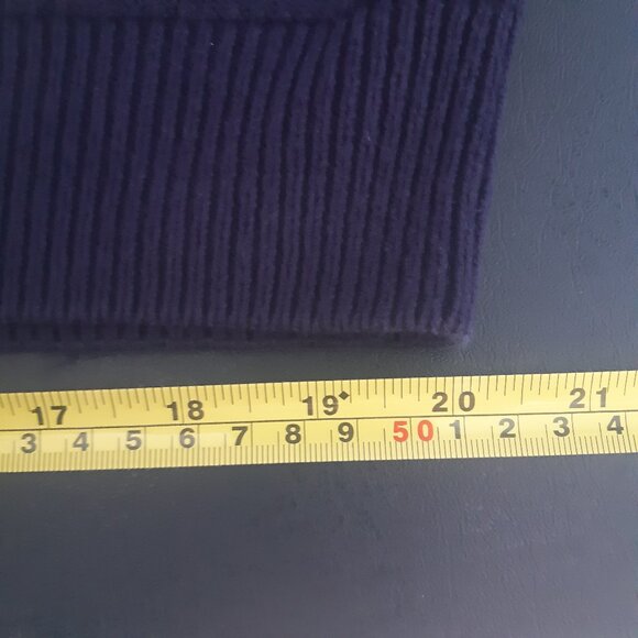 U.S. Polo Association SZ L Royal Blue Men's V-Neck Sweater - Picture 11 of 12